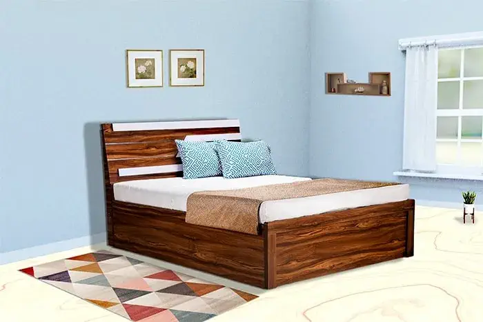 TR Alum Stripes Queen Bed